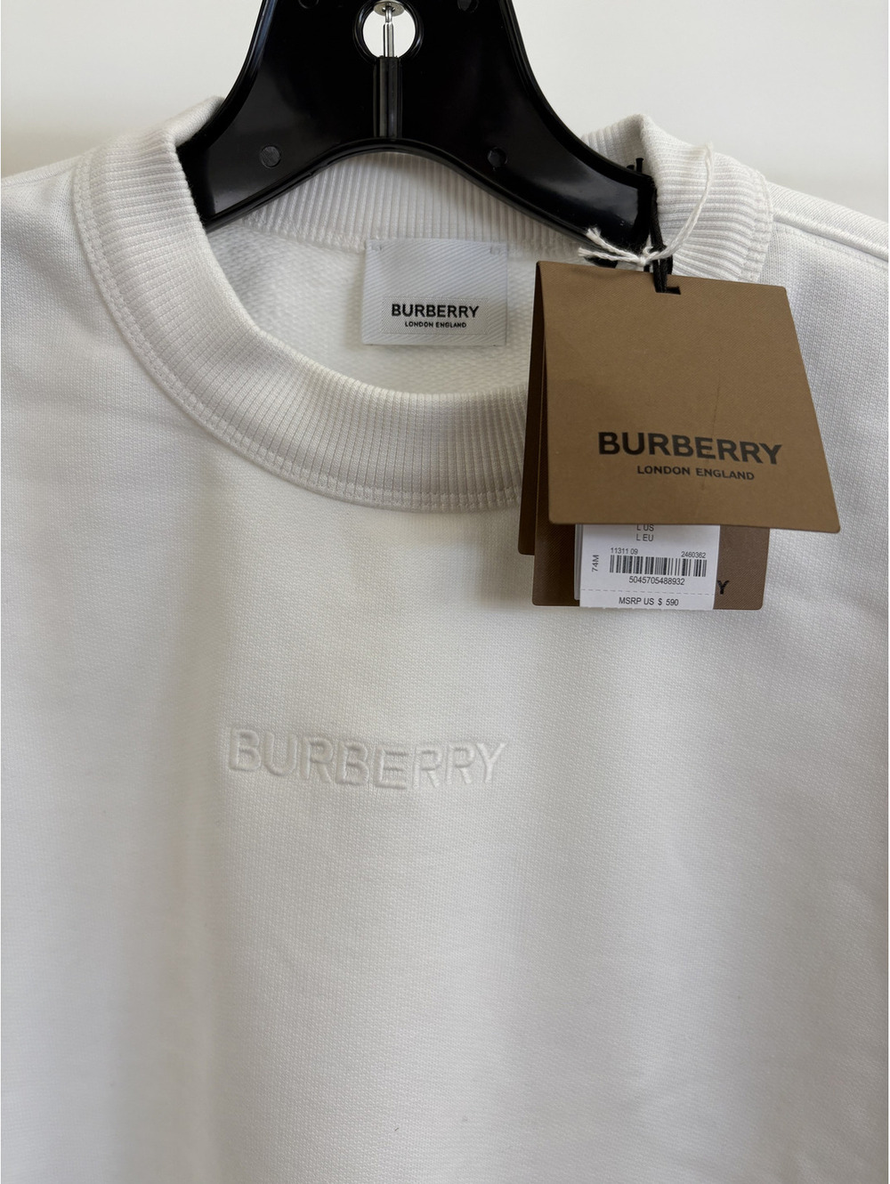 Burberry Torto Crewneck with Tags, Size L - Picture 2 of 4